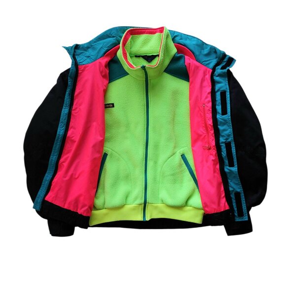 Vintage Retro 1980s Columbia Bugaboo 3-in-1 Jacket - Picture 1 of 13